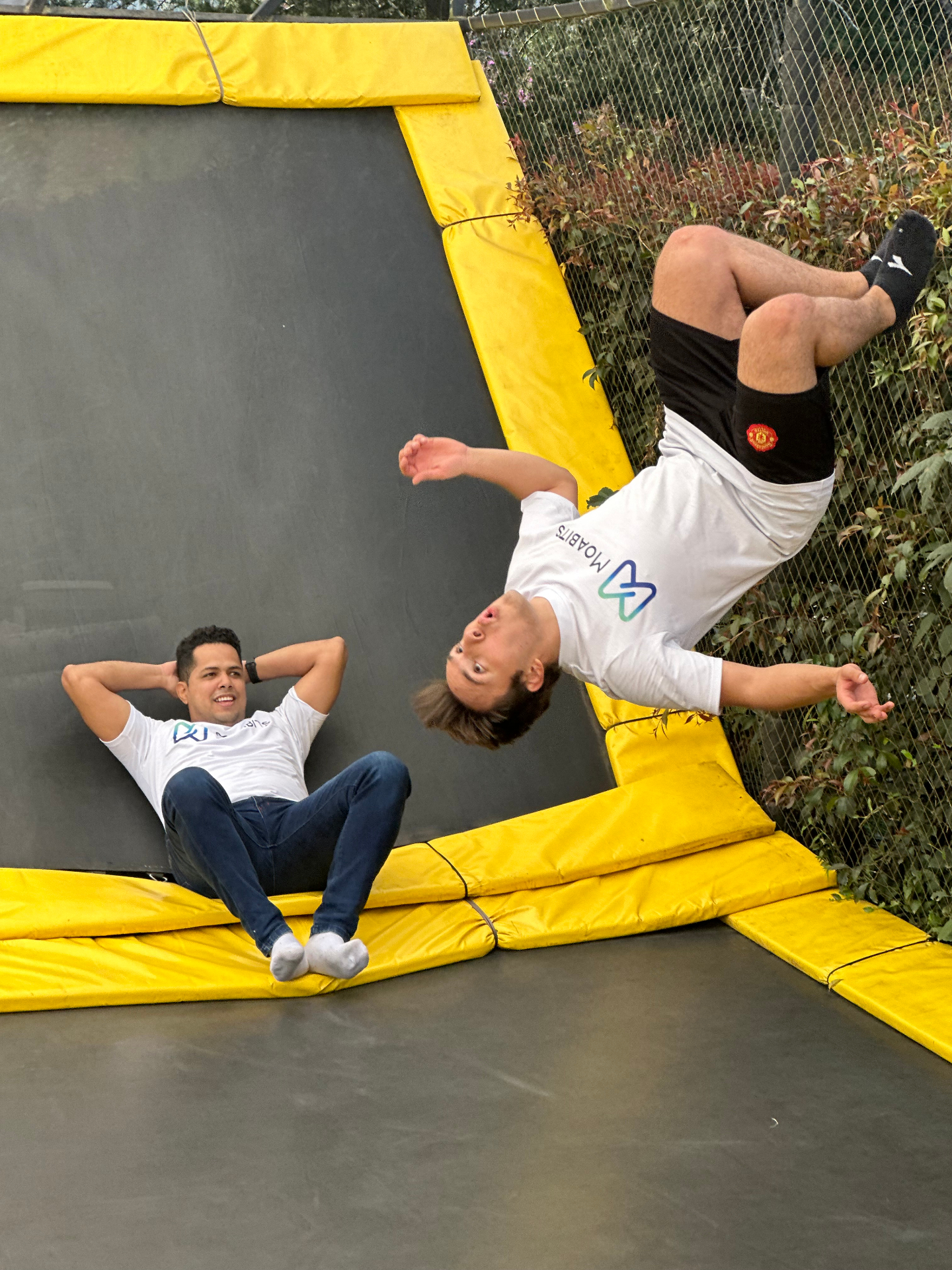 Moabits team bonding during workshop activities